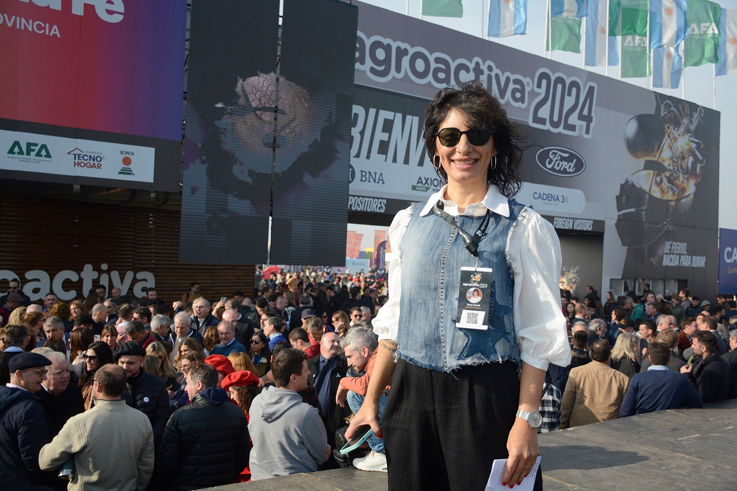 Rosy Nardi: Me quedo con el entusiasmo de miles y miles de personas que traspasaban el pórtico con una sonrisa en la cara